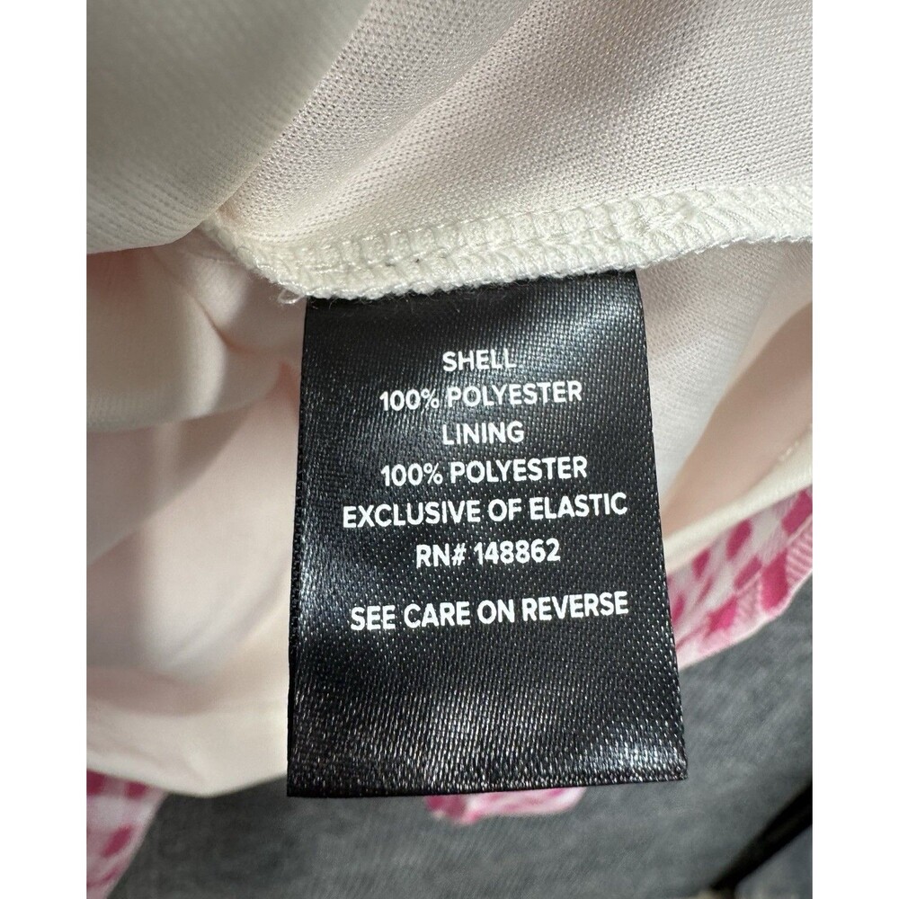 Torrid Gingham Midi Dress Womens 4x Pink Chiffon Button Detail Spaghetti Strap - Picture 8 of 12
